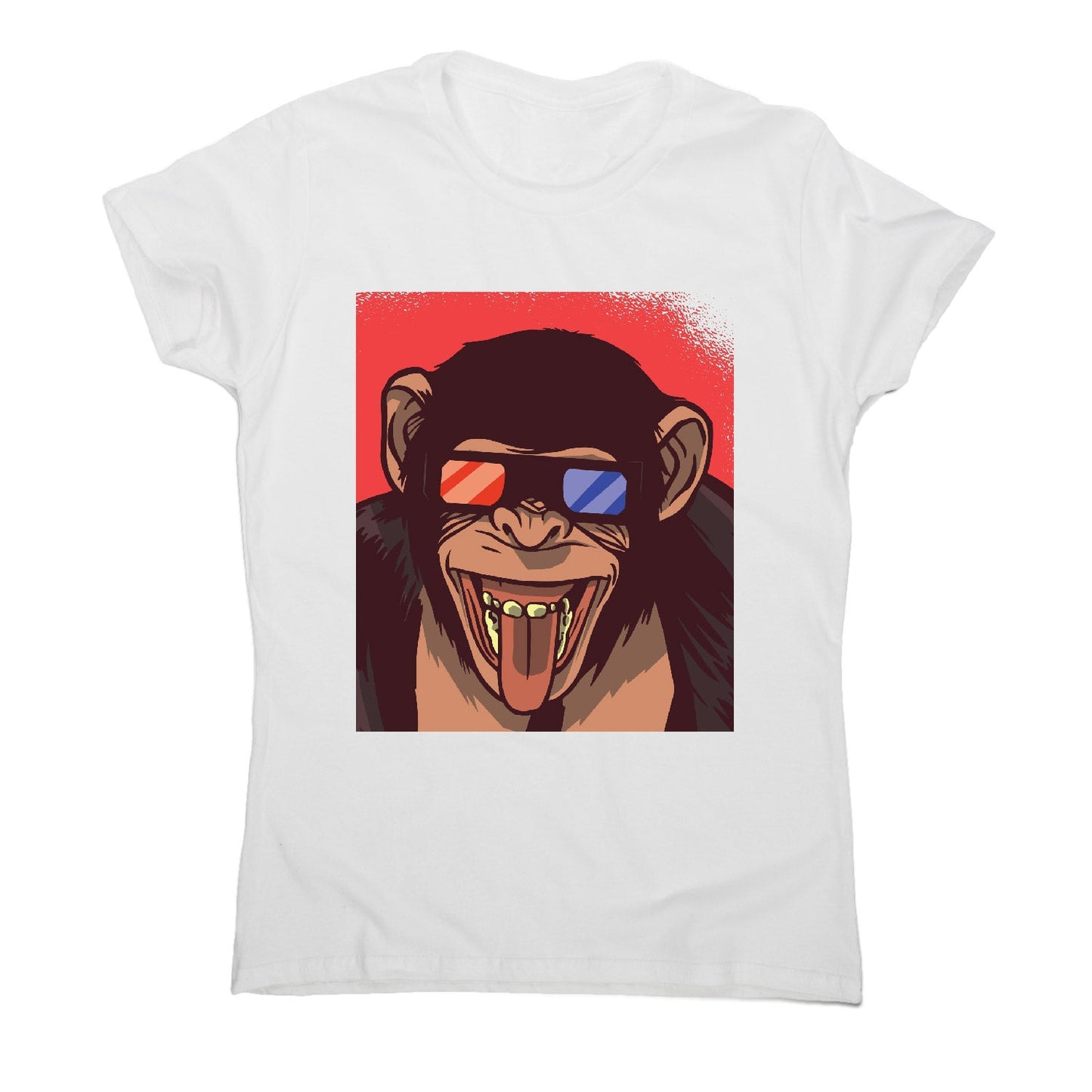 Monkey 3d glasses - women's funny premium t-shirt