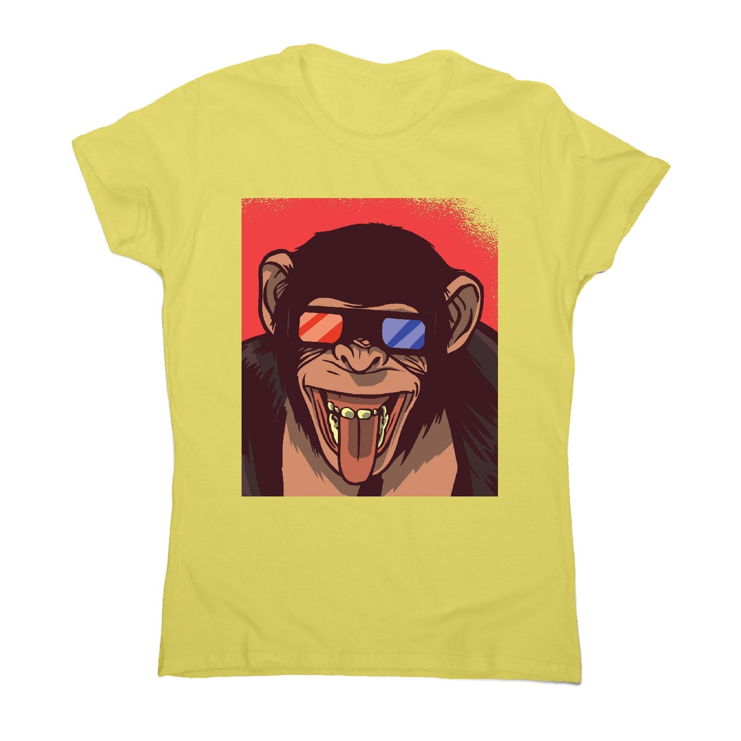 Monkey 3d glasses - women's funny premium t-shirt
