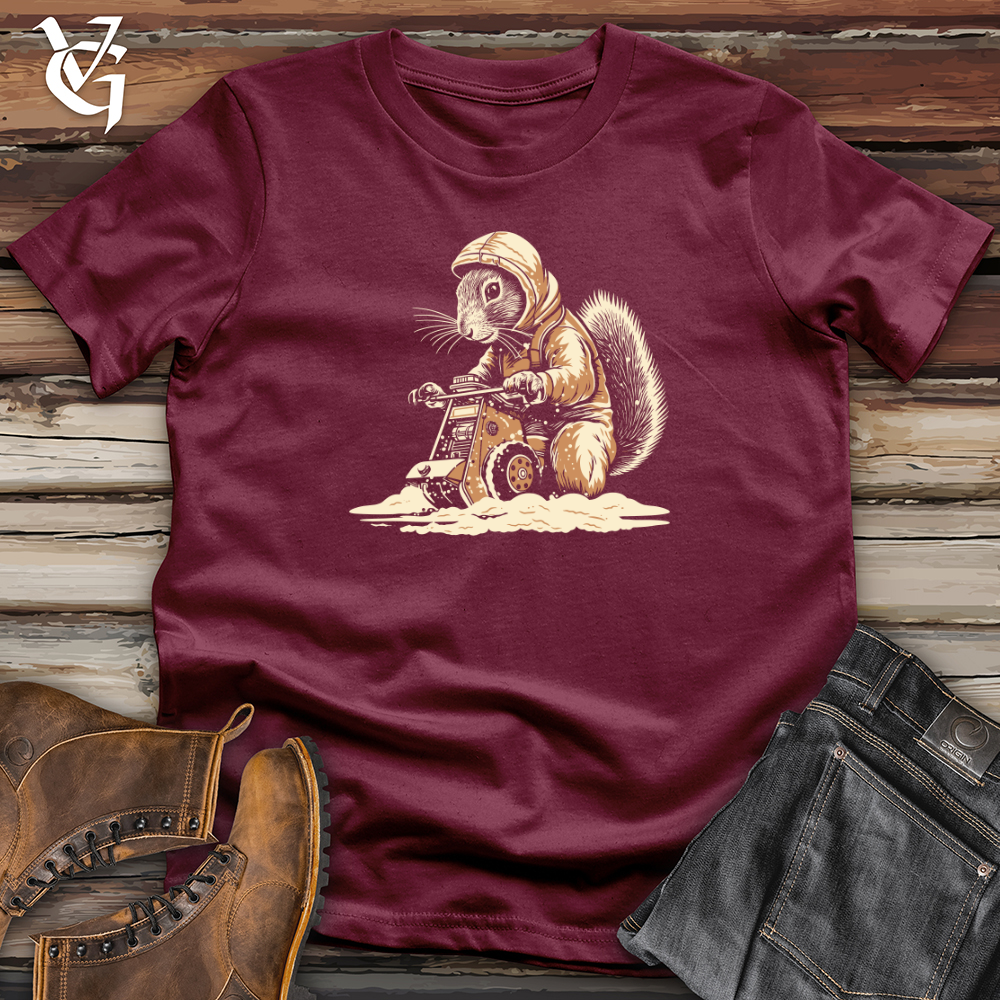 Vintage Snow Blower Squirrel Softstyle Tee