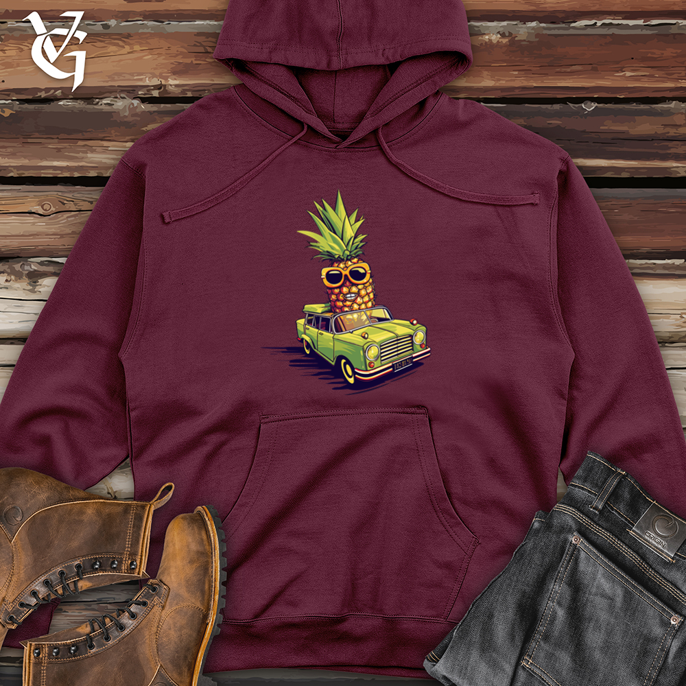 Vintage Pineapple Cruiser Midweight Hooded Sweatshirt