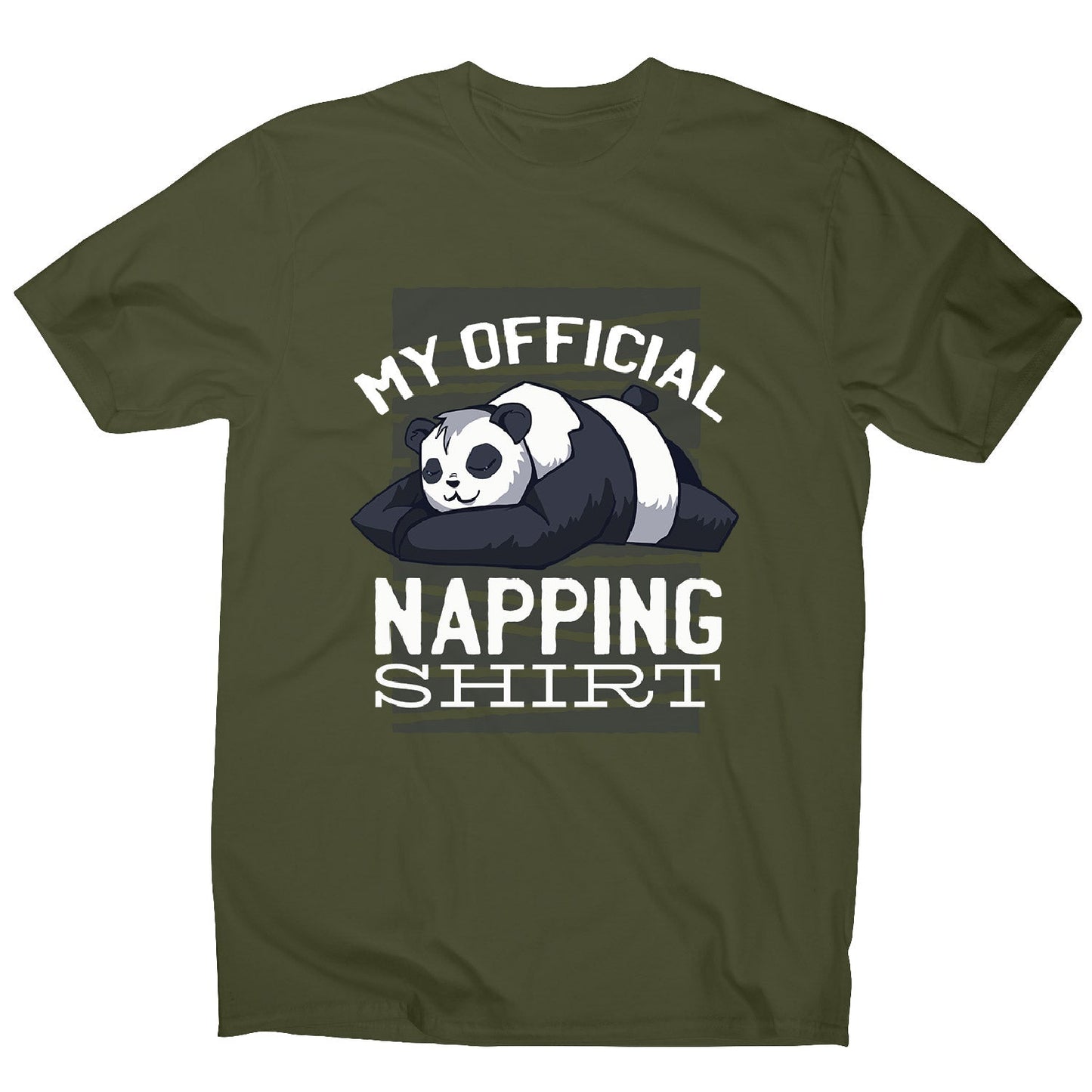 Napping panda - men's funny premium t-shirt