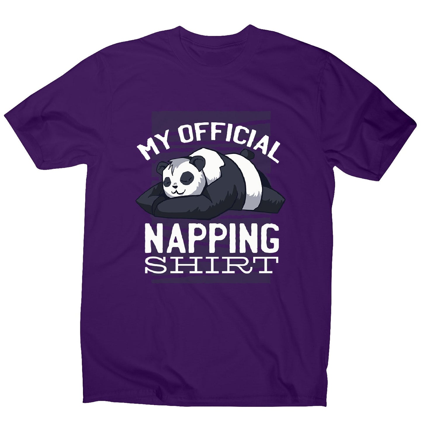 Napping panda - men's funny premium t-shirt