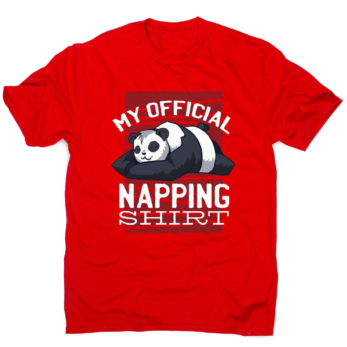 Napping panda - men's funny premium t-shirt