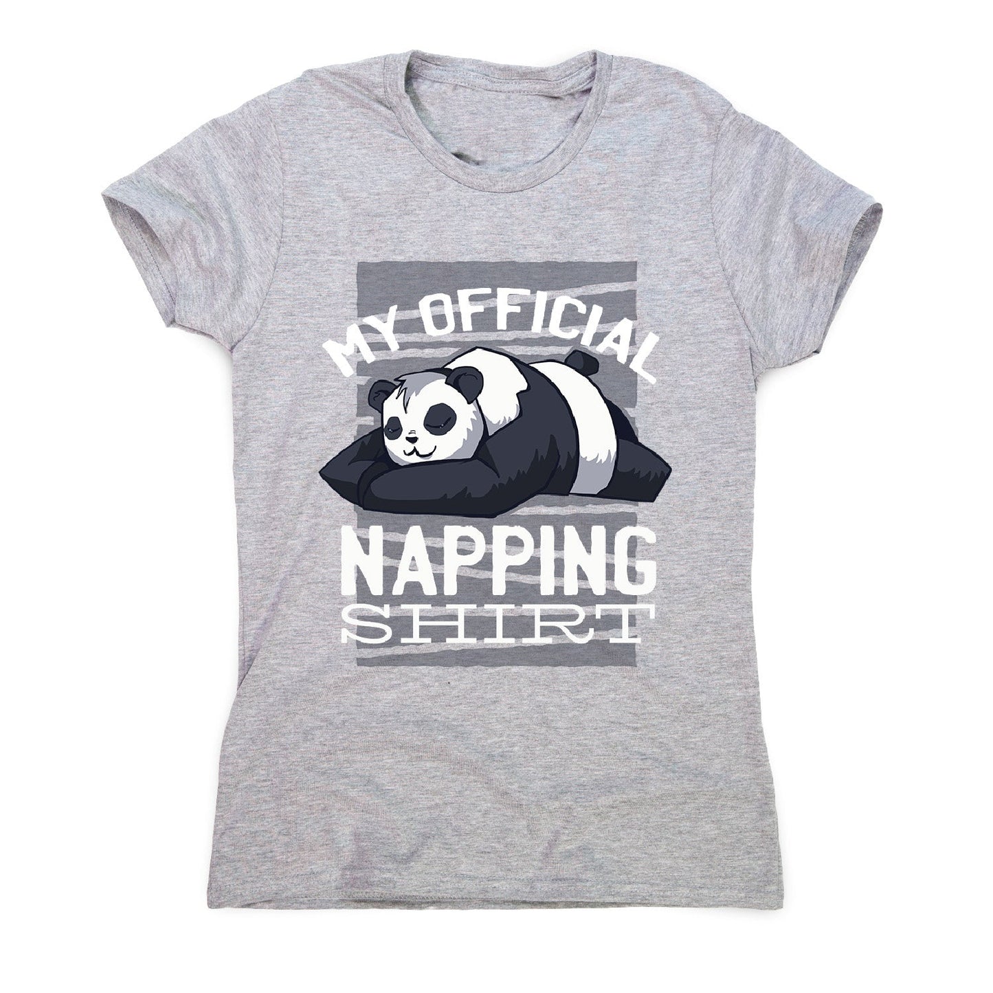 Napping panda - women's funny premium t-shirt