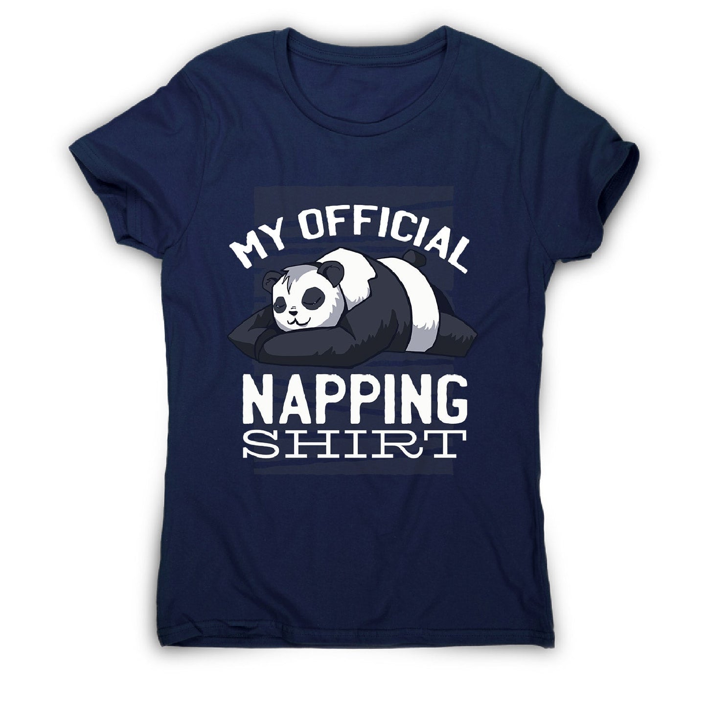 Napping panda - women's funny premium t-shirt