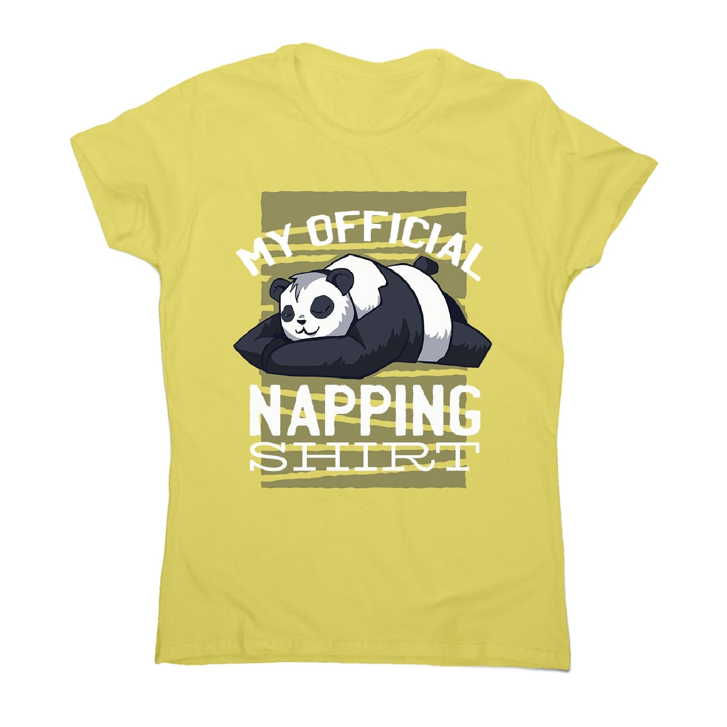 Napping panda - women's funny premium t-shirt