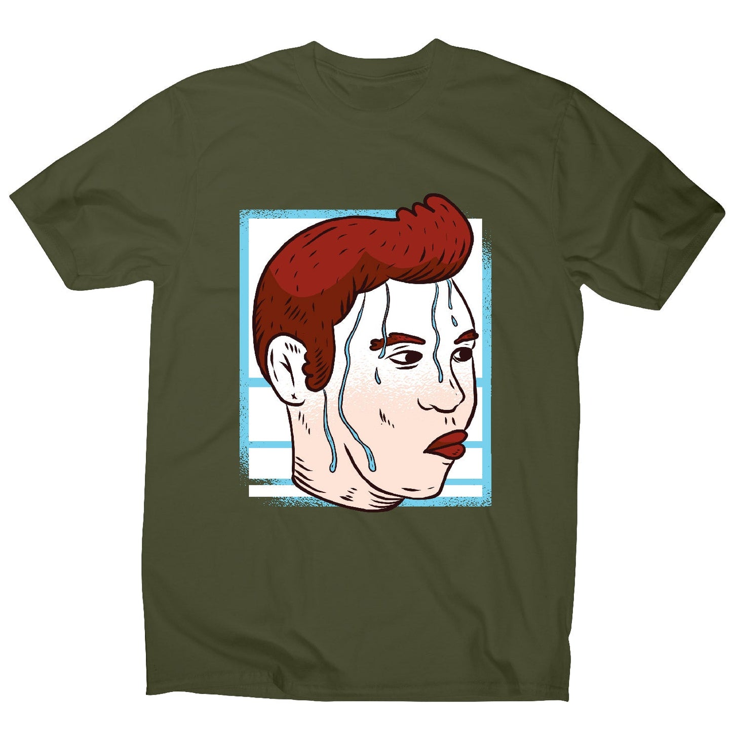 Nervous meme - funny men's t-shirt