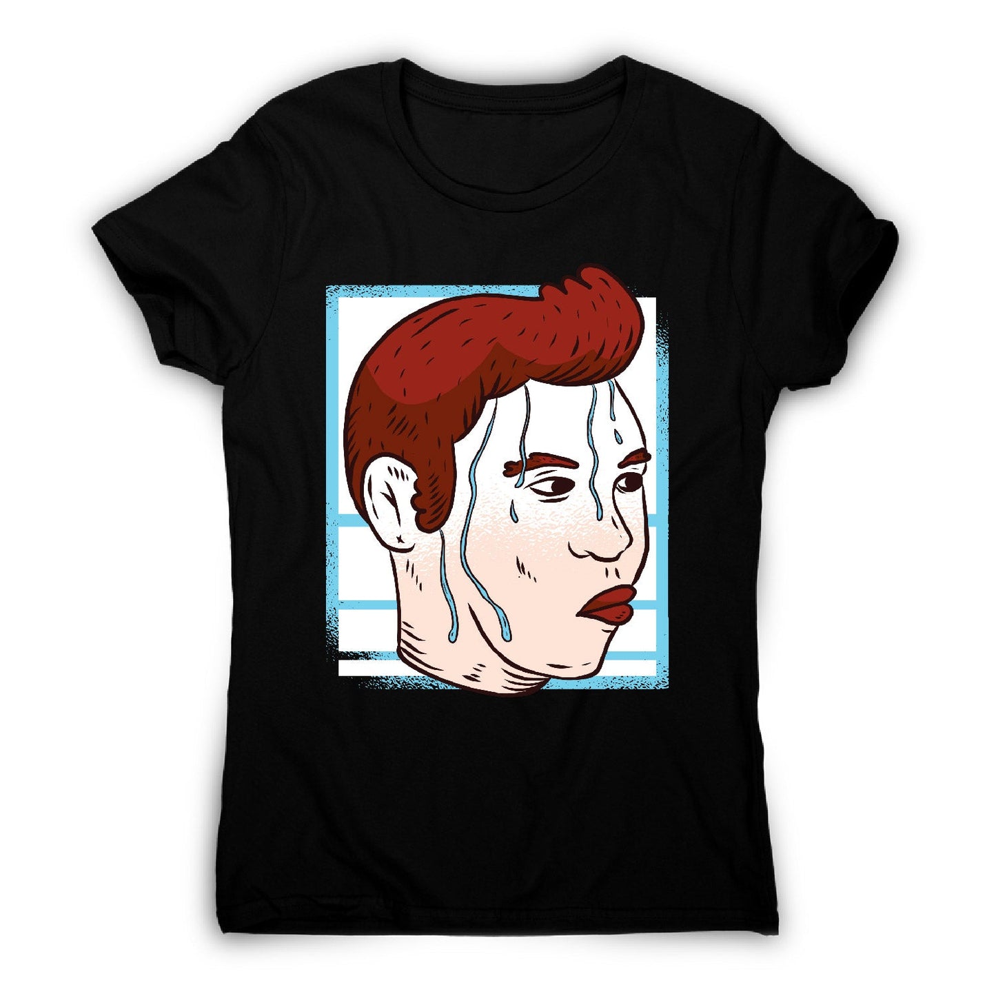Nervous meme - funny women's t-shirt