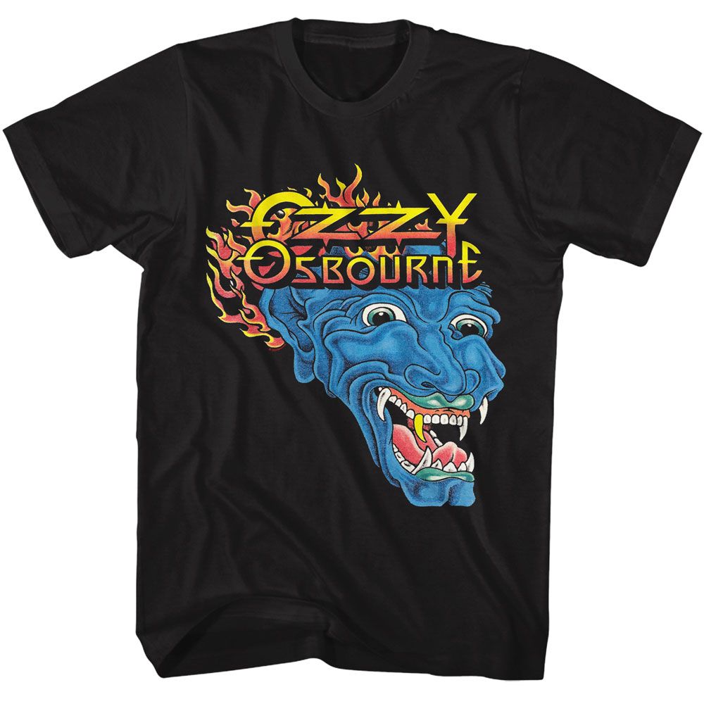 Ozzy Osbourne - Tattoo - American Classics - Solid Black Adult Short Sleeve T-Shirt