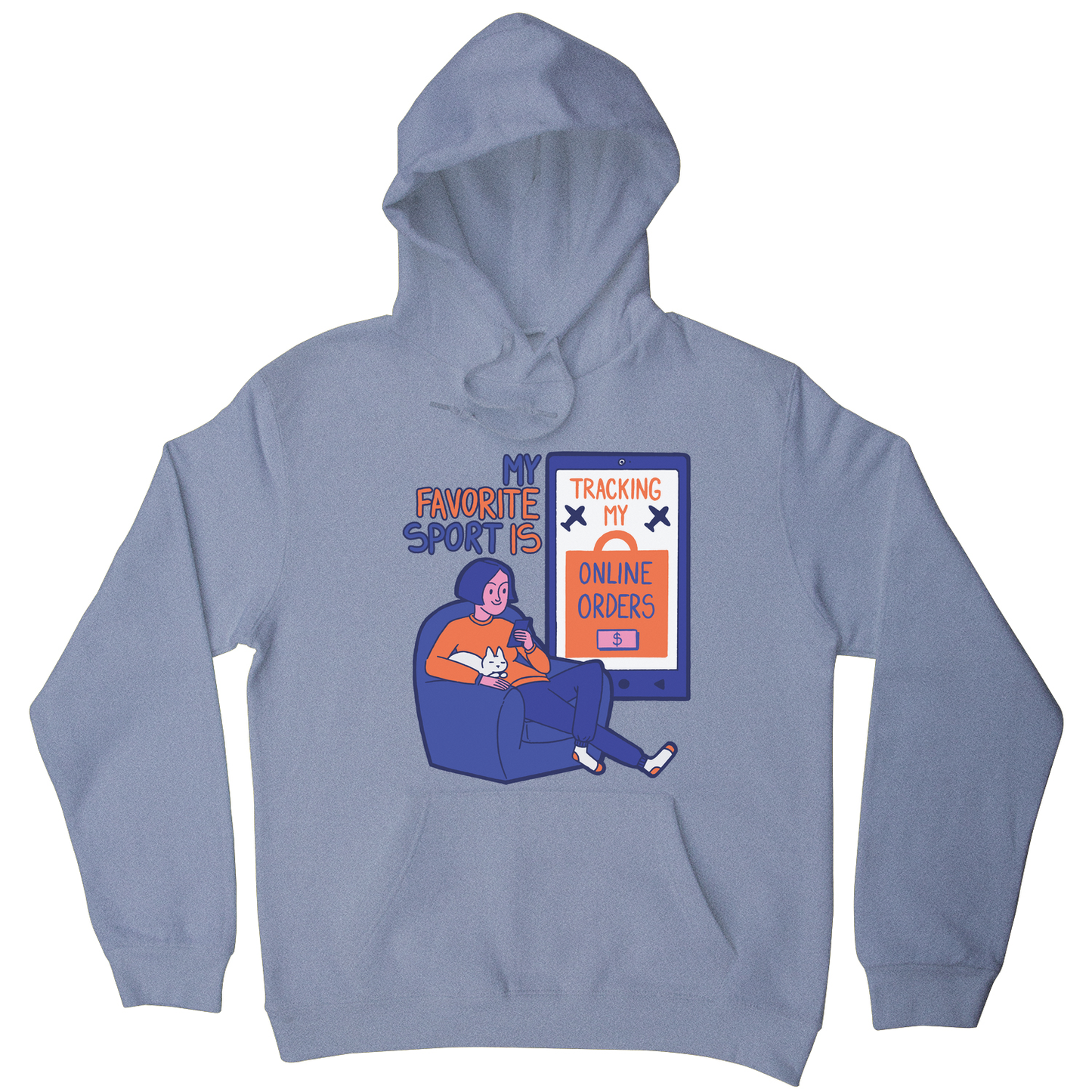 Online shopping funny quote hoodie