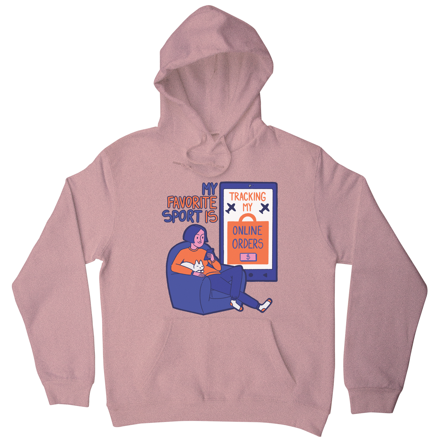 Online shopping funny quote hoodie
