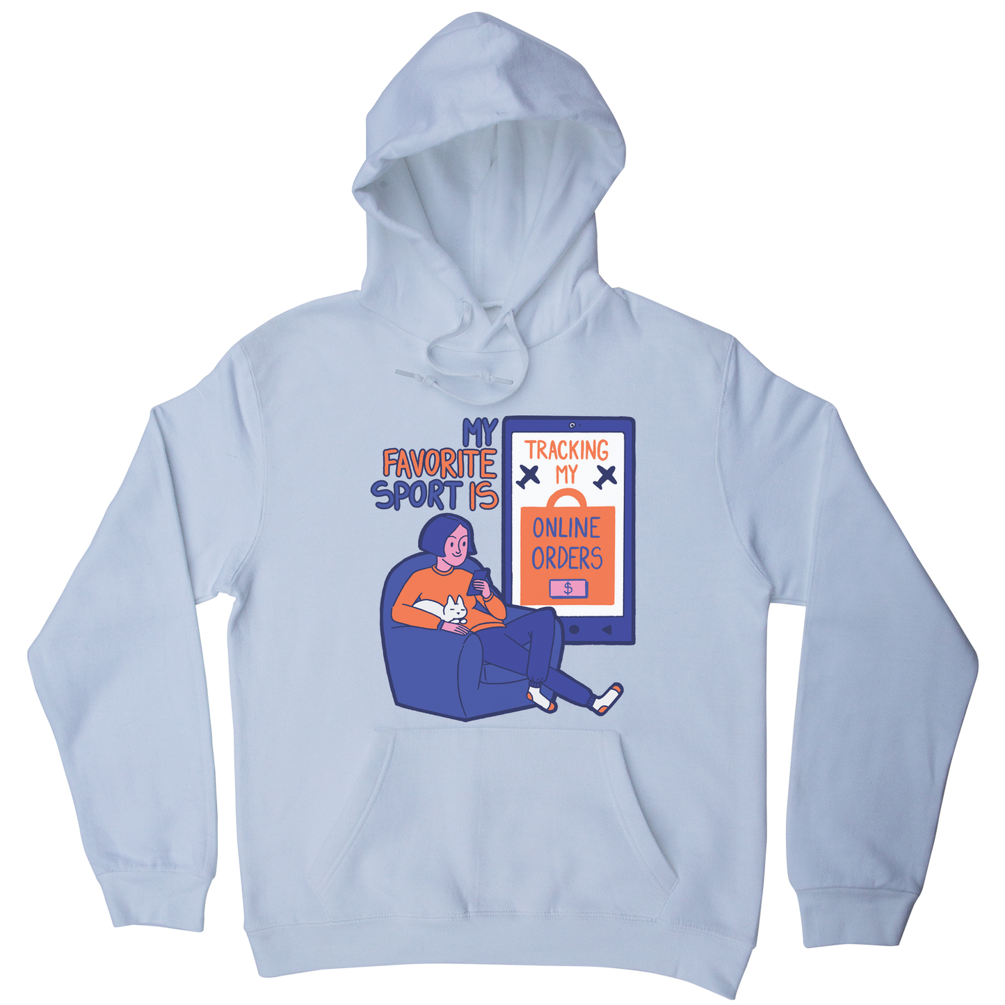 Online shopping funny quote hoodie