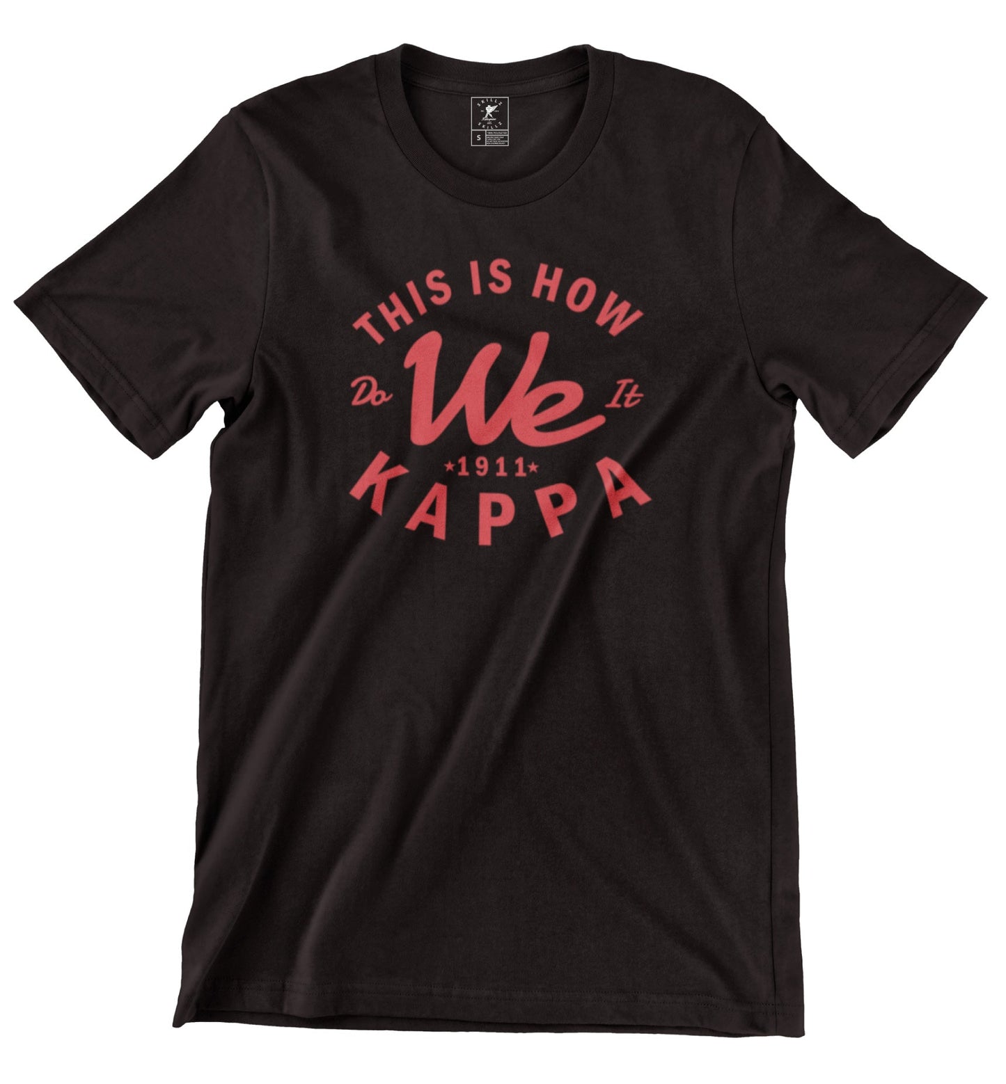 "1911 Kappa" Limited Black Men's Tee