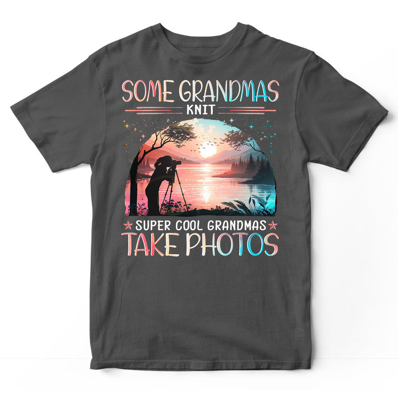 Photographing Grandmas Knit T-Shirt PSD018