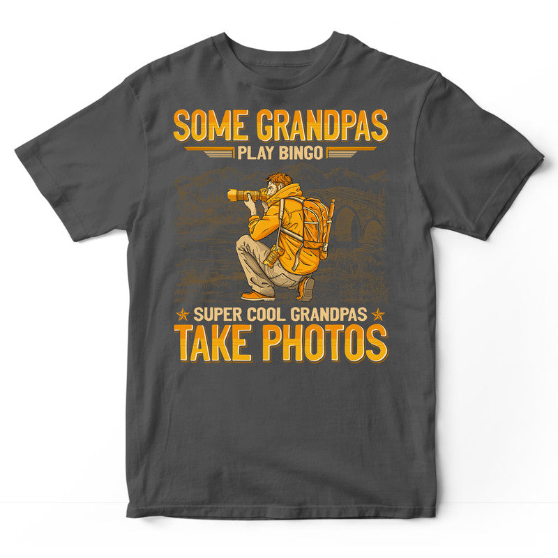 Photographing Grandpas Bingo T-Shirt GEJ306