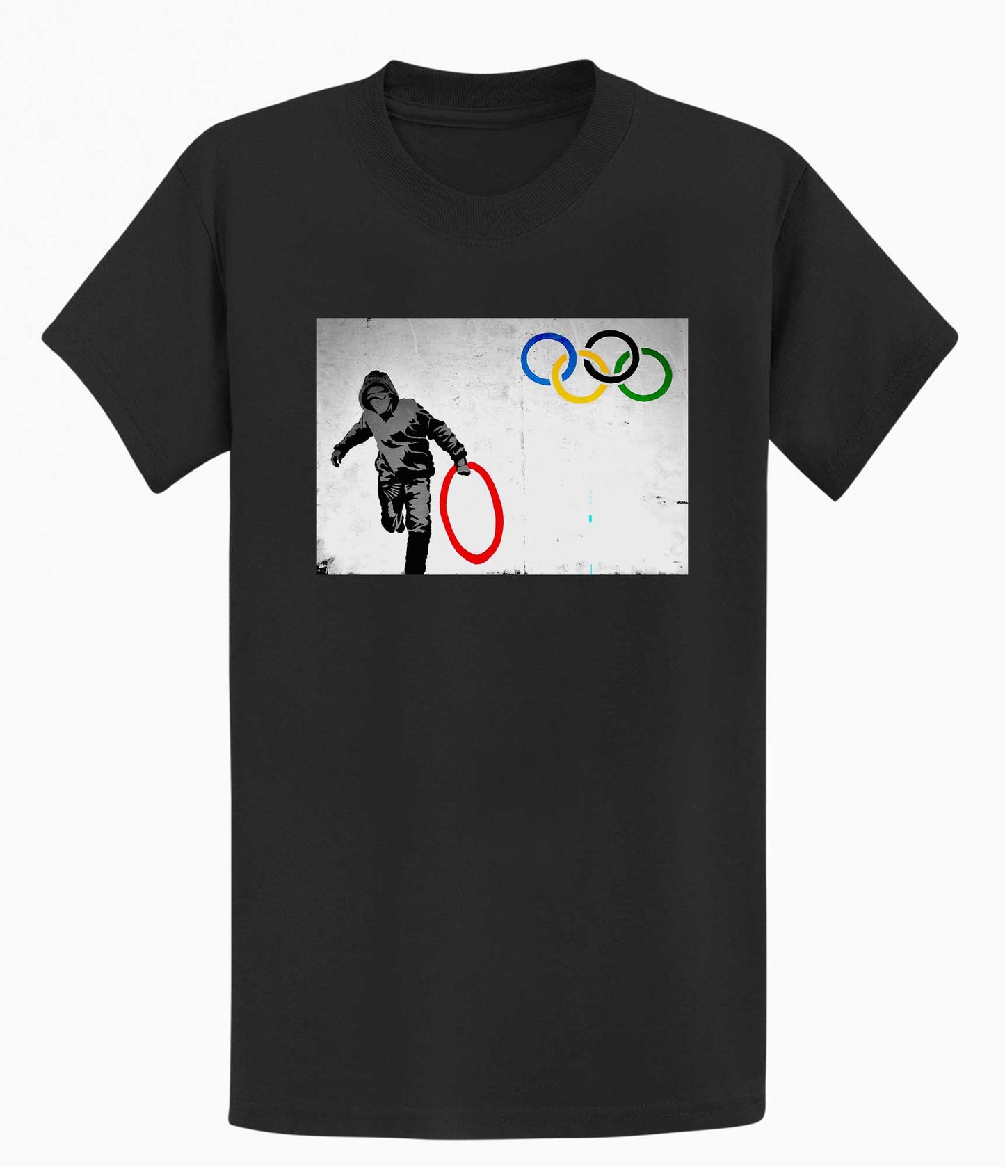 Banksy Unisex T-shirt - Olympic Theft