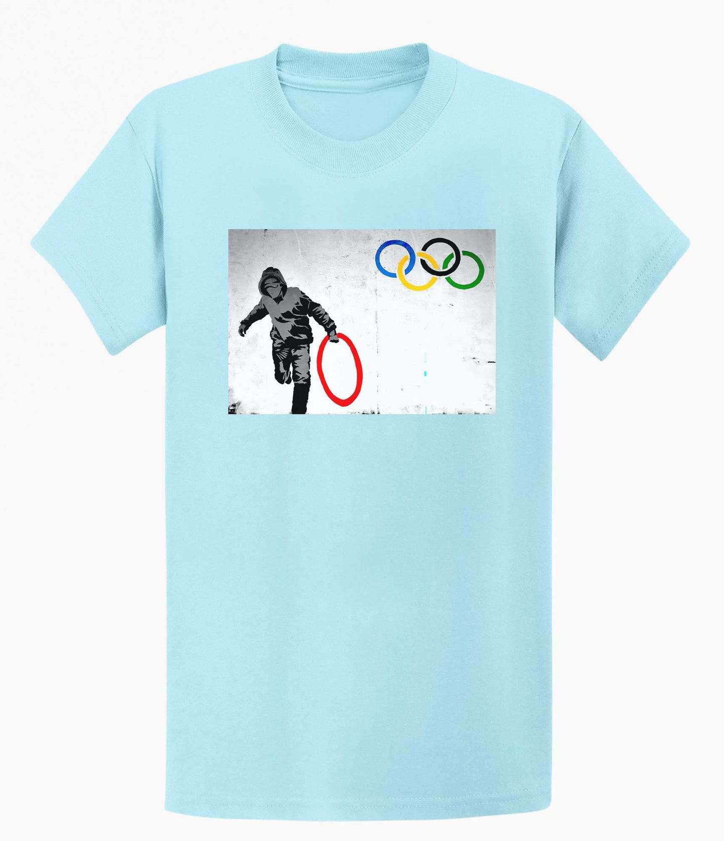 Banksy Unisex T-shirt - Olympic Theft