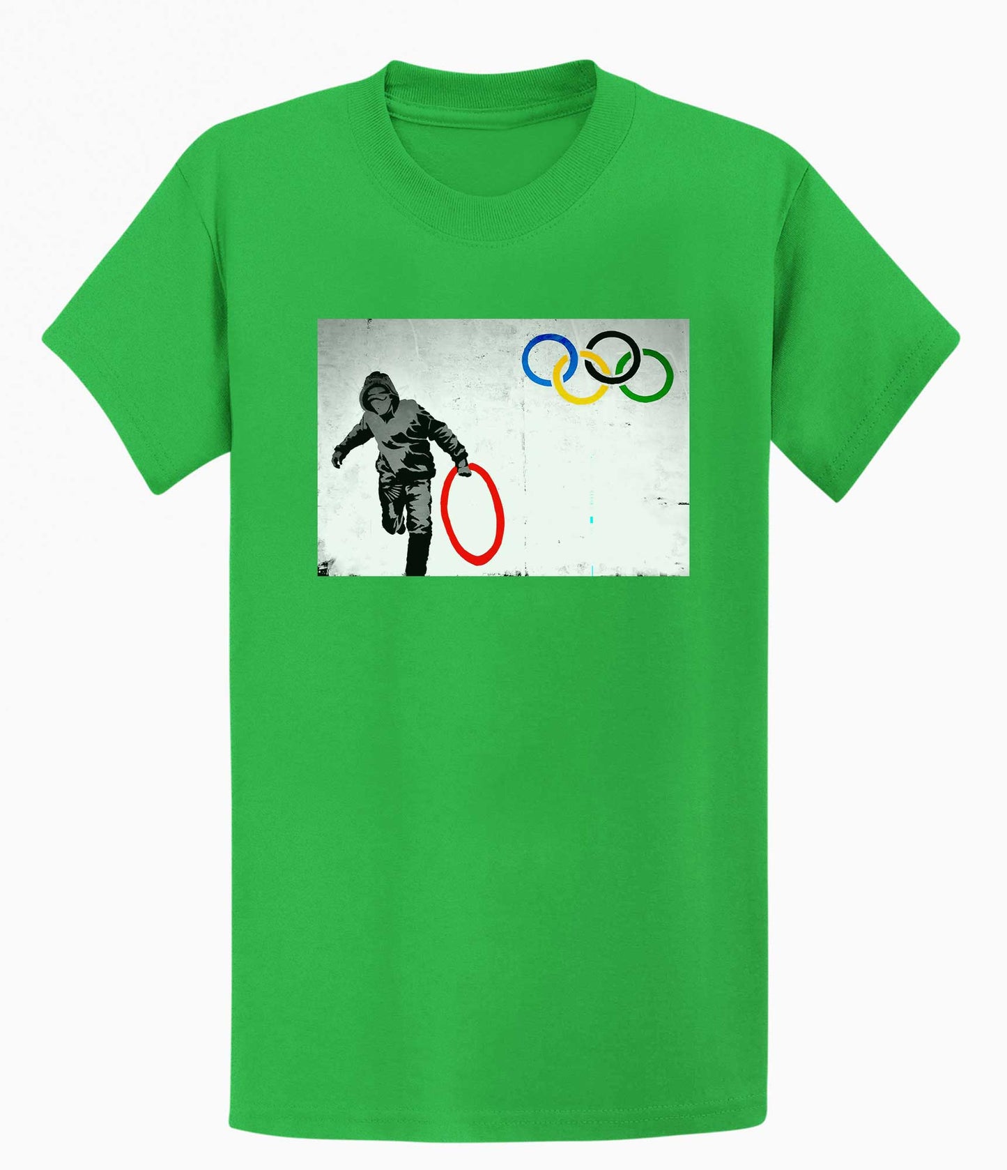 Banksy Unisex T-shirt - Olympic Theft
