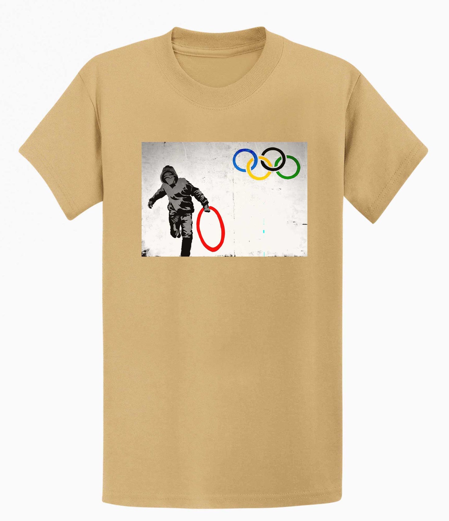Banksy Unisex T-shirt - Olympic Theft