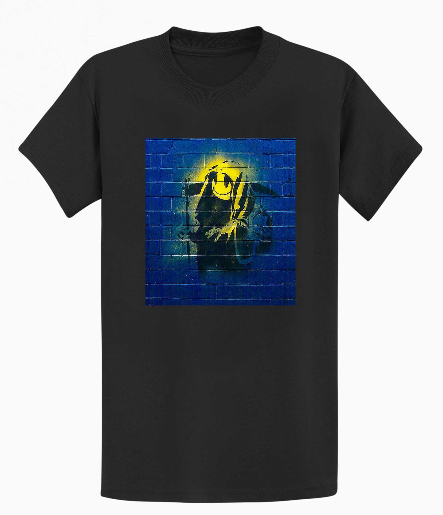Banksy Unisex T-shirt - Smiley Reaper