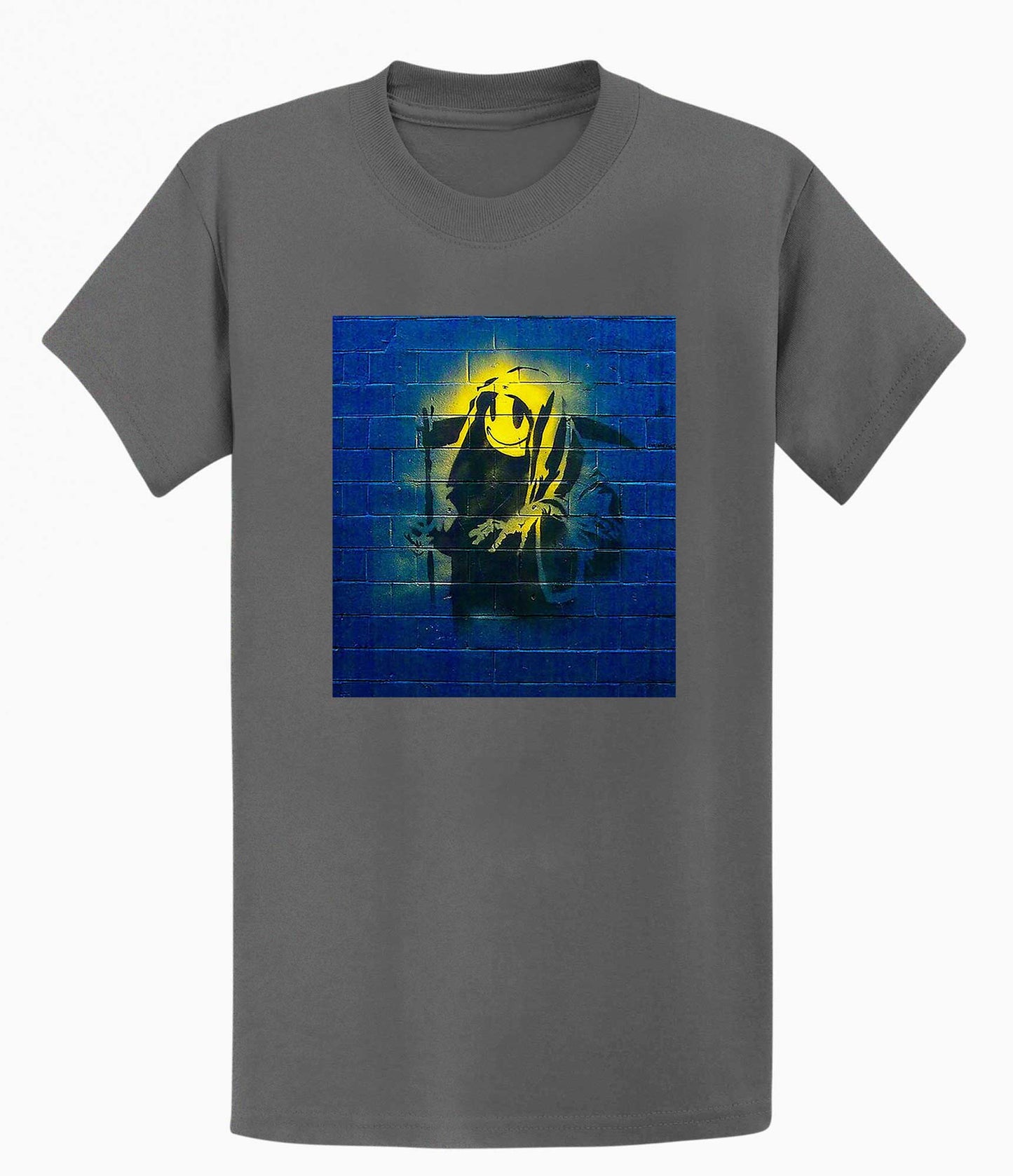 Banksy Unisex T-shirt - Smiley Reaper