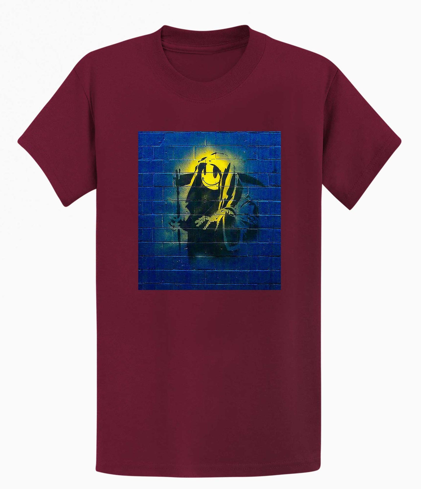 Banksy Unisex T-shirt - Smiley Reaper
