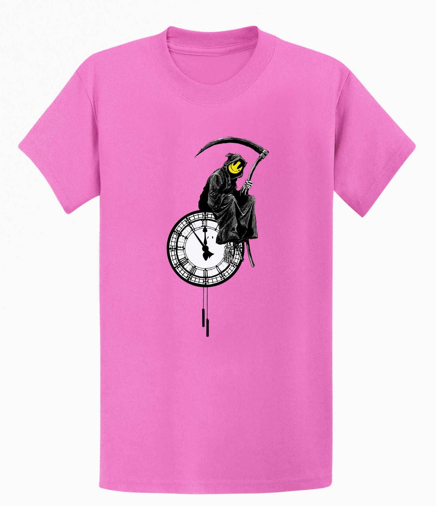Banksy Unisex T-shirt - Grim Reaper