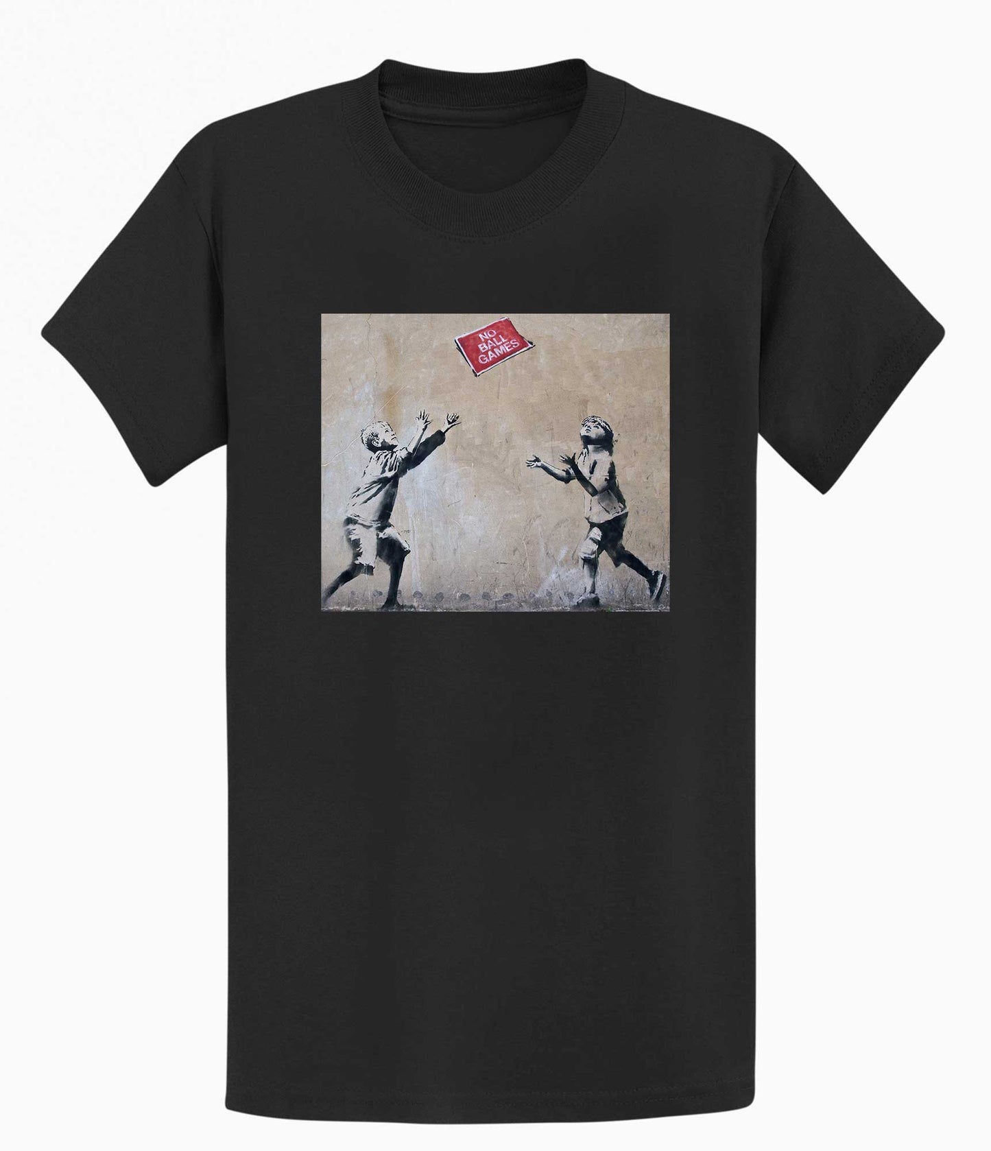 Banksy Unisex T-shirt - No Ball Games
