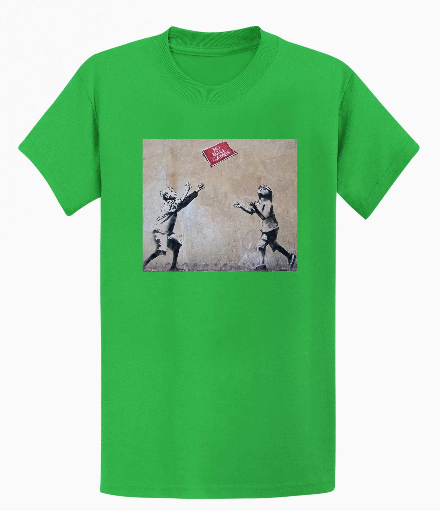 Banksy Unisex T-shirt - No Ball Games