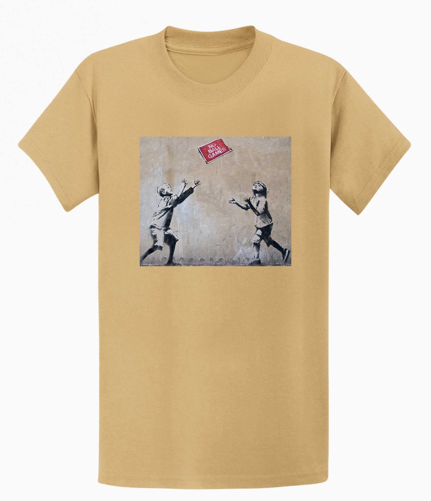 Banksy Unisex T-shirt - No Ball Games
