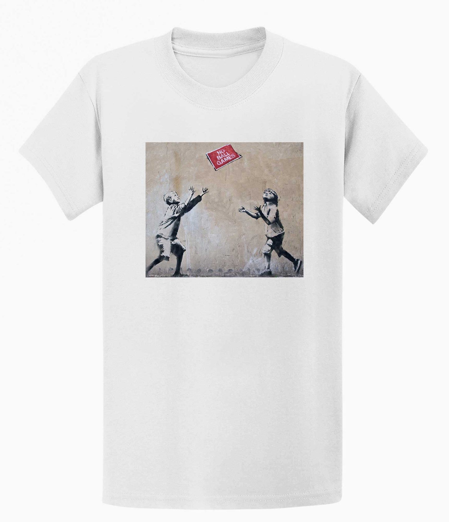 Banksy Unisex T-shirt - No Ball Games