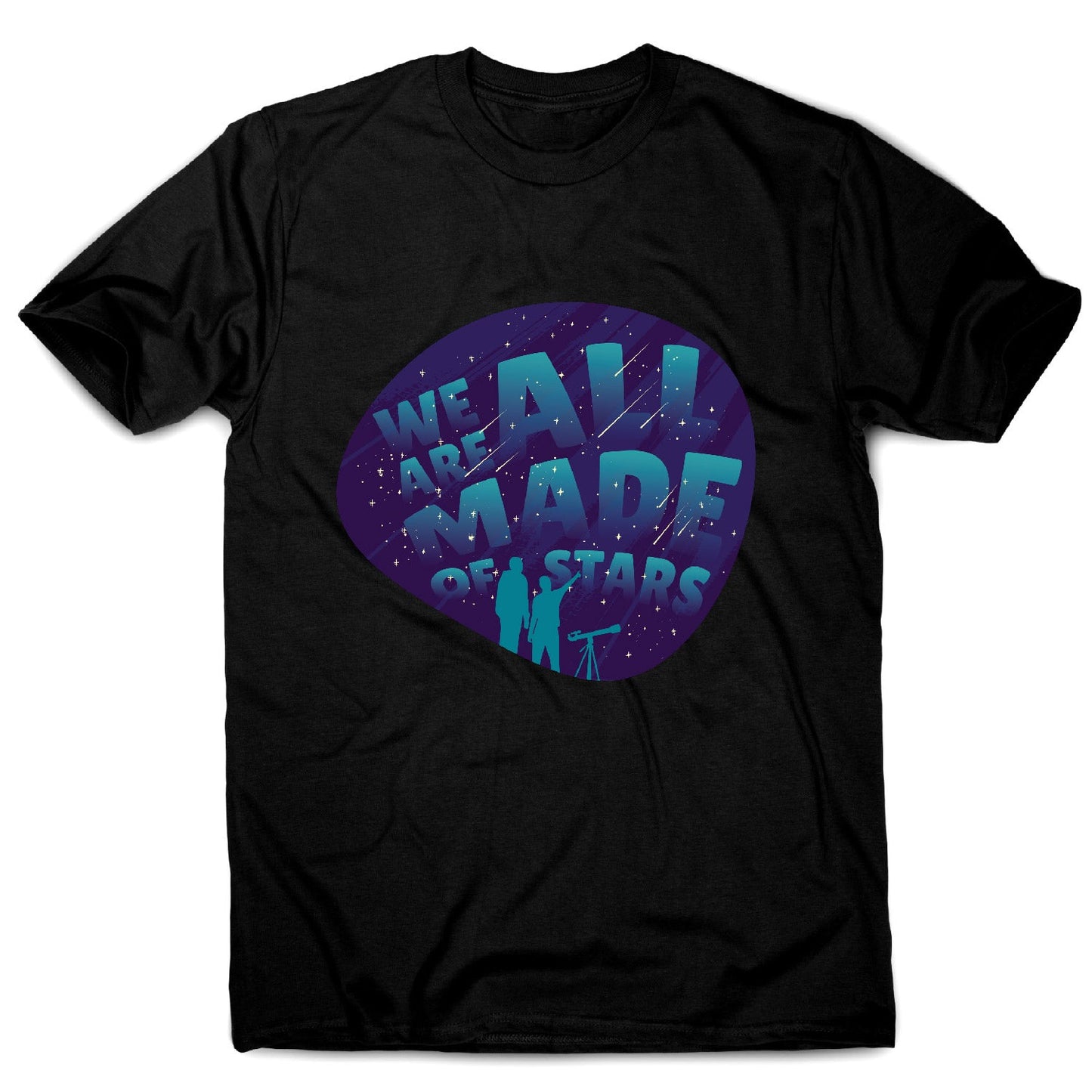 Stargazing lettering - men's funny premium t-shirt