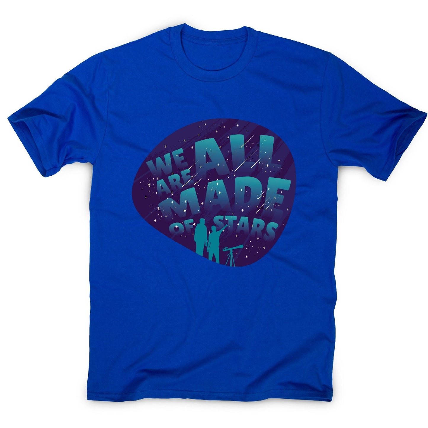 Stargazing lettering - men's funny premium t-shirt