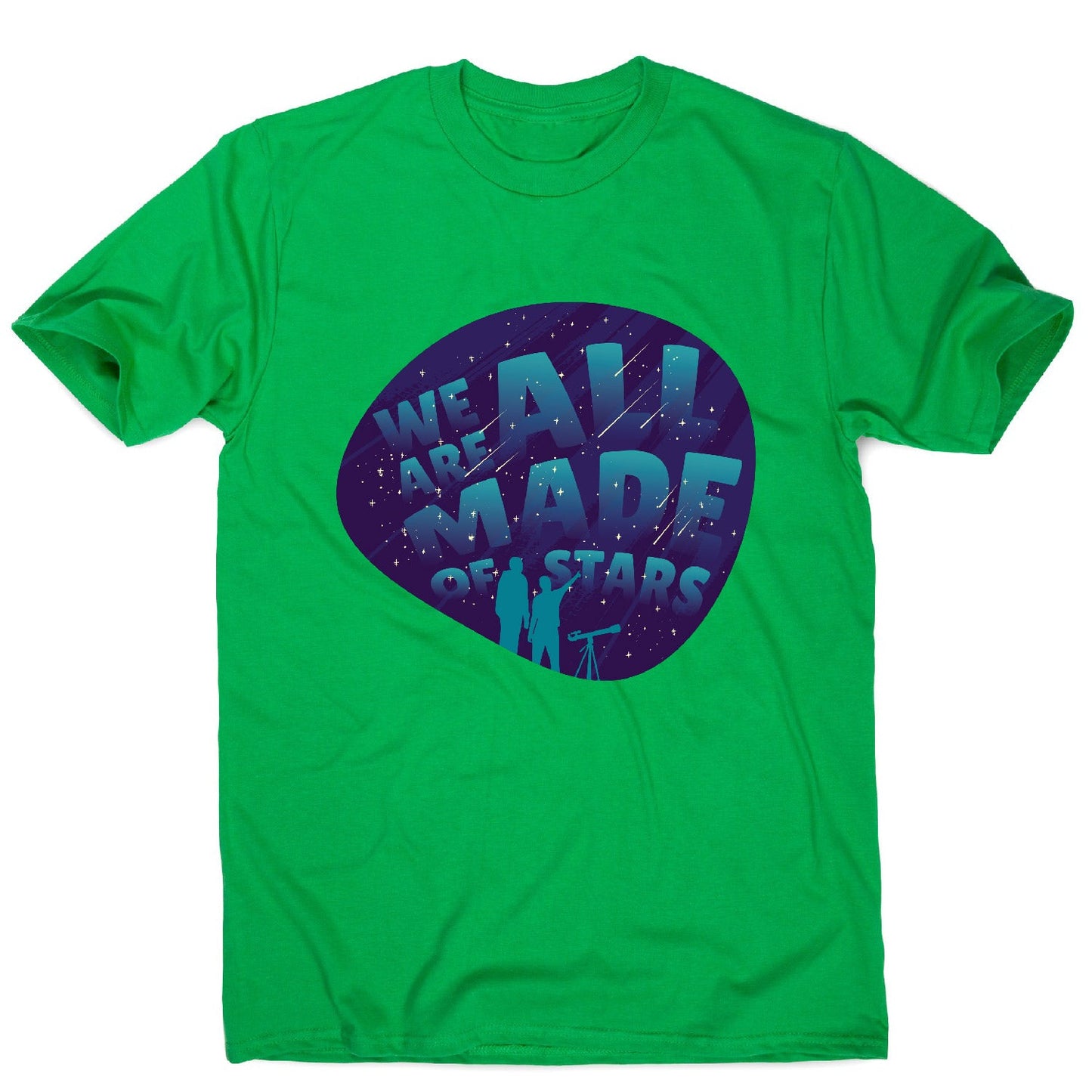 Stargazing lettering - men's funny premium t-shirt