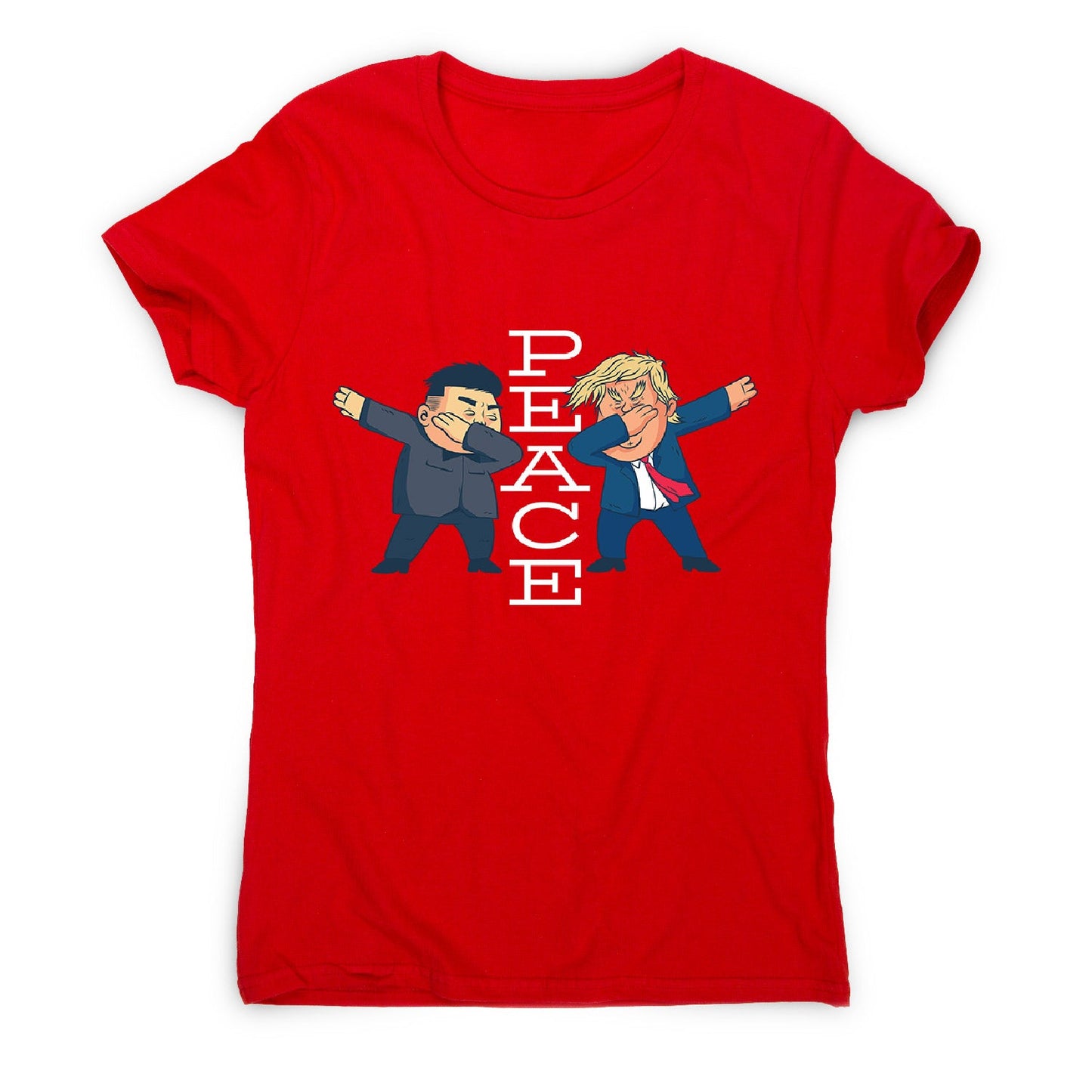 Trump peace - women's funny premium t-shirt
