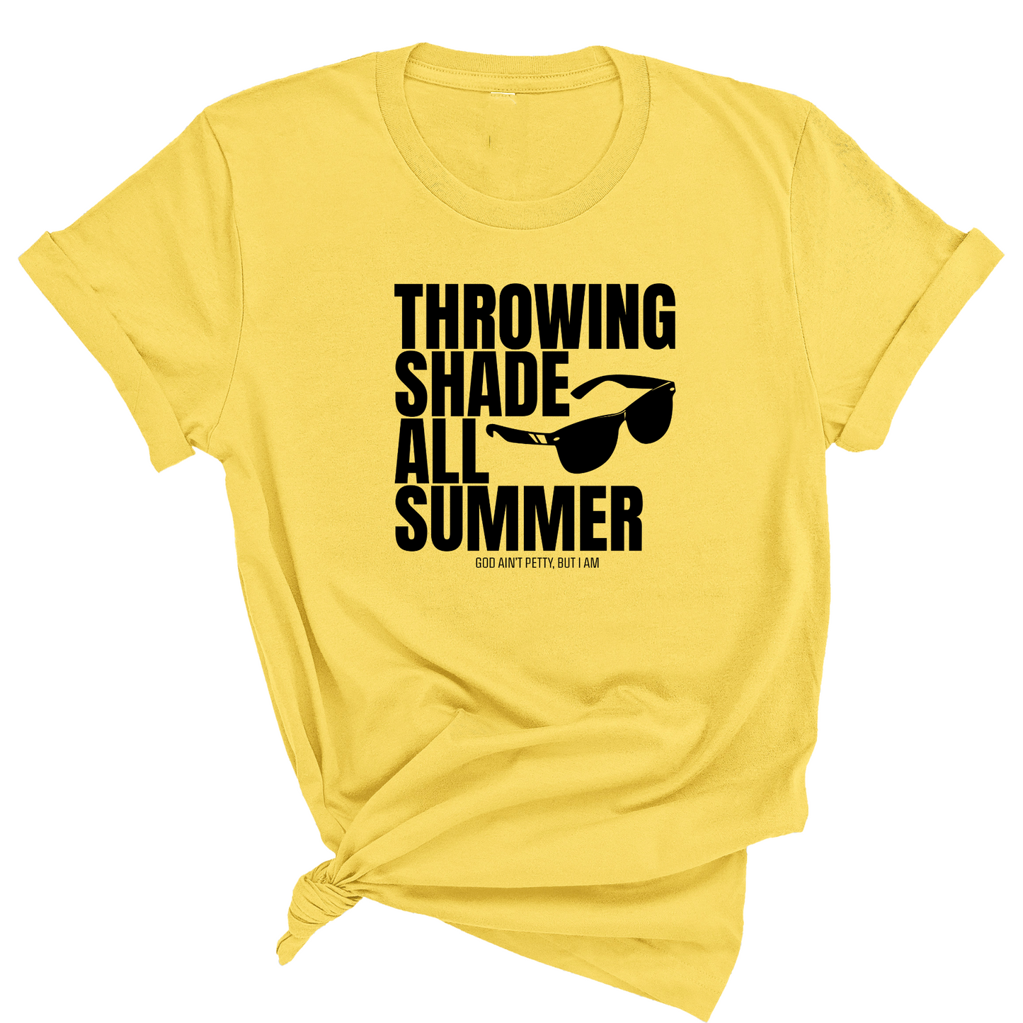 Throwing shades all summer Unisex Tee (Graphic Tee)