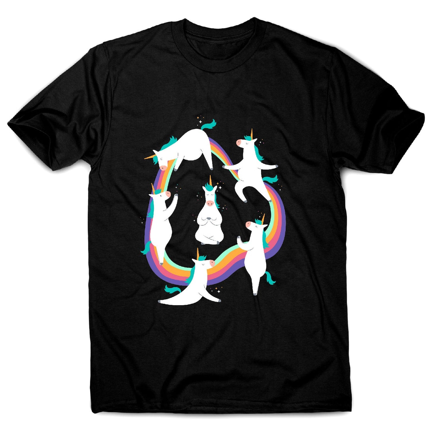 Unicorn yoga - funny men's t-shirt