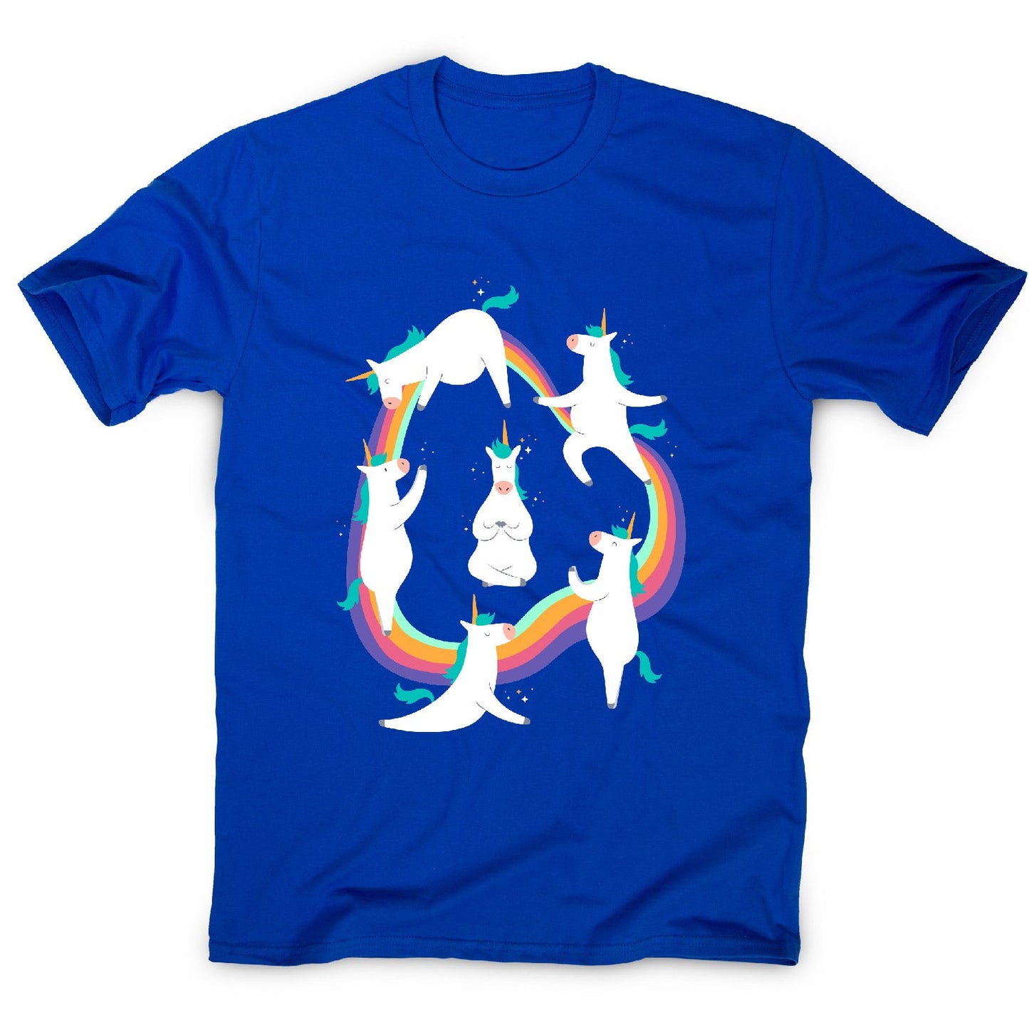 Unicorn yoga - funny men's t-shirt
