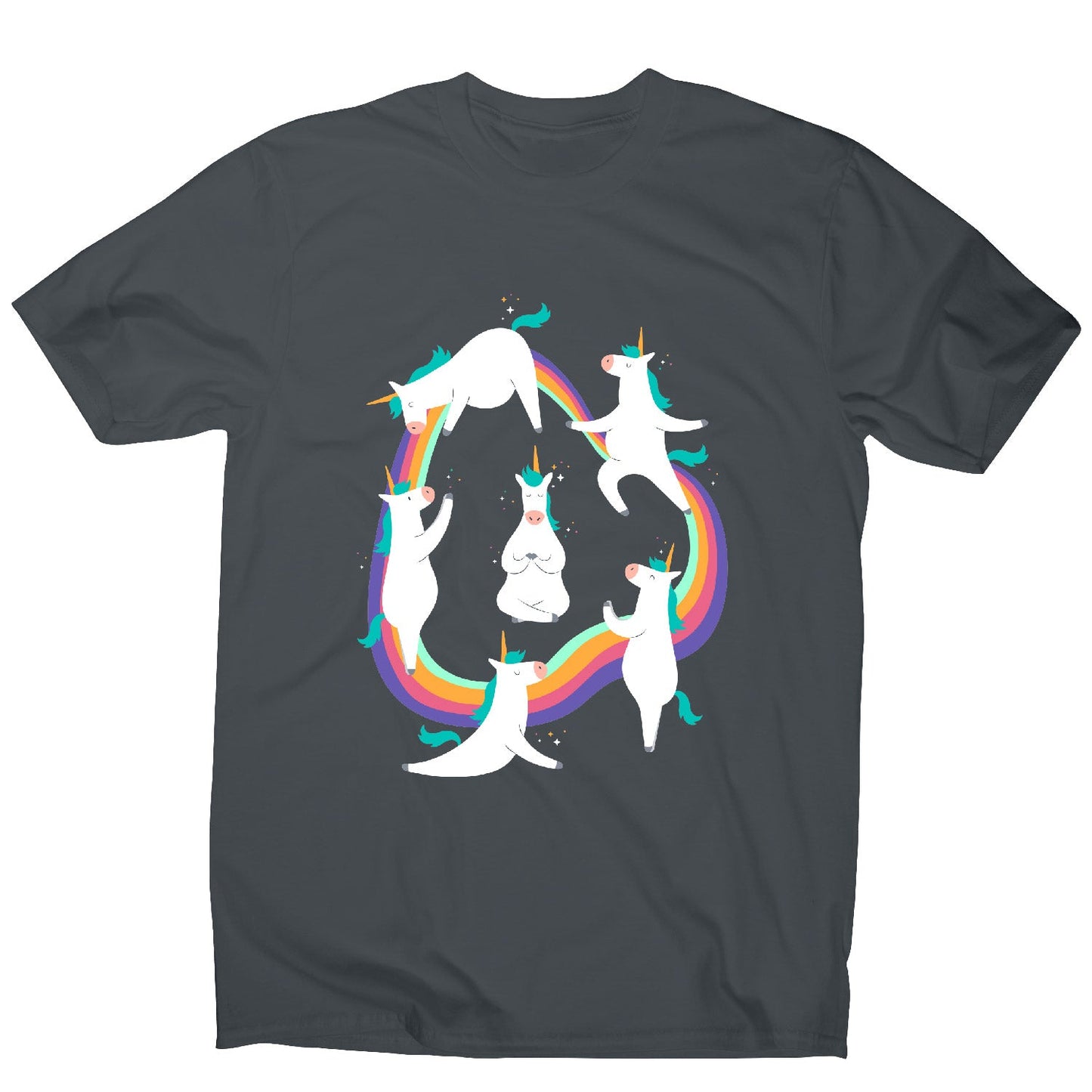 Unicorn yoga - funny men's t-shirt
