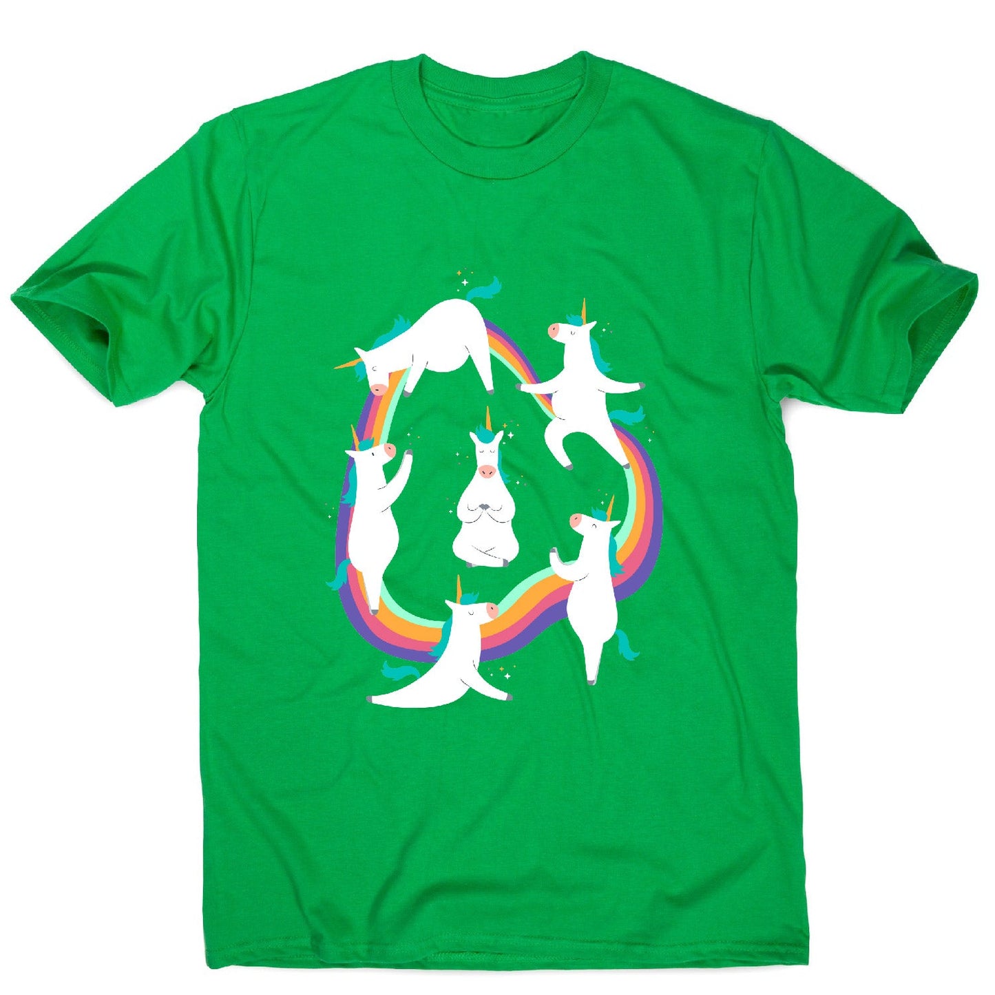 Unicorn yoga - funny men's t-shirt