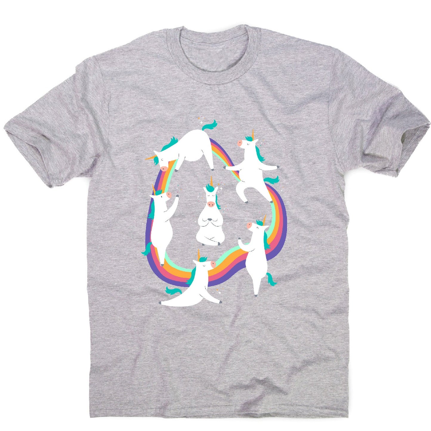 Unicorn yoga - funny men's t-shirt