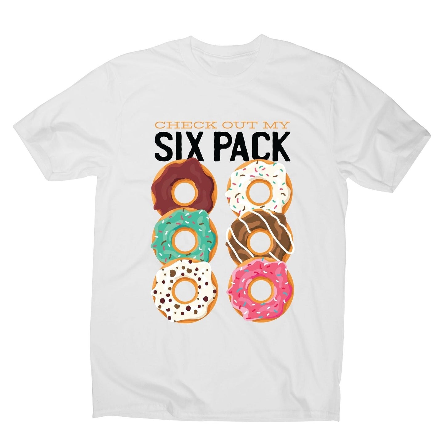 Donut six pack - men's funny premium t-shirt