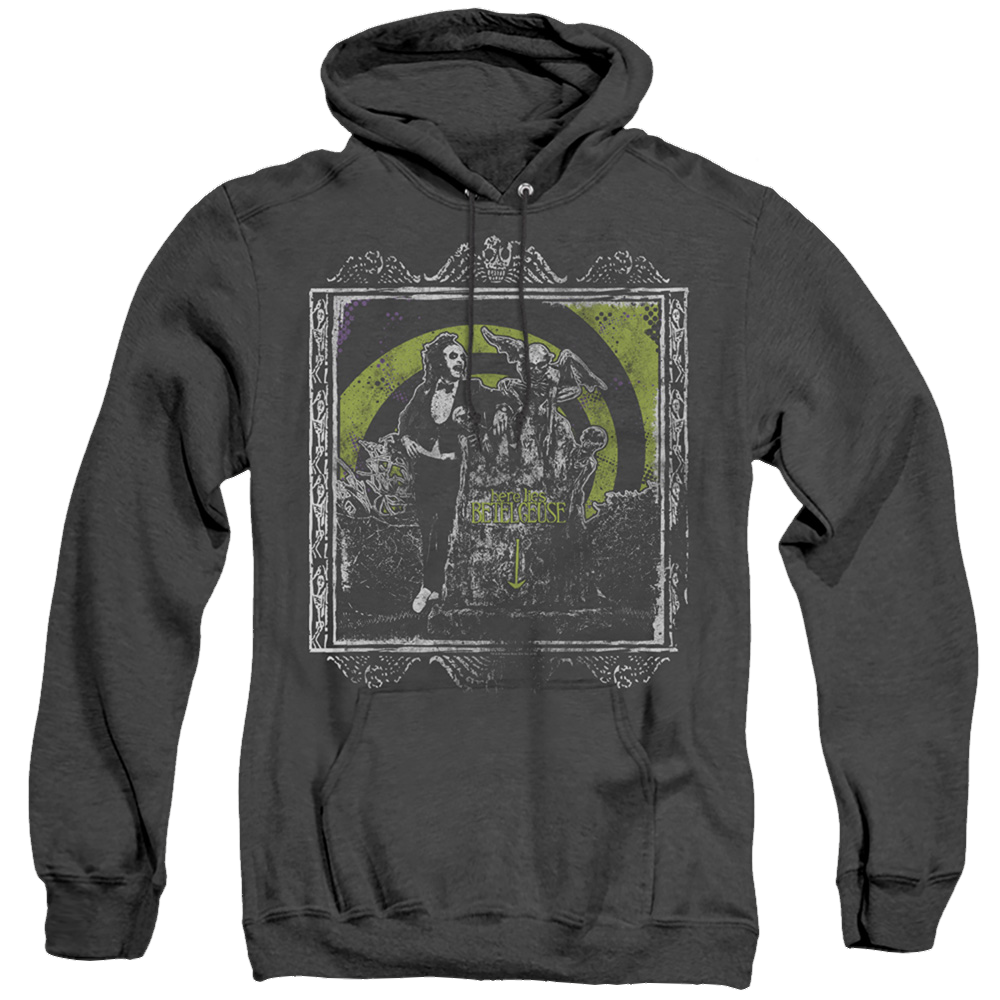 Beetlejuice Here Lies - Heather Pullover Hoodie