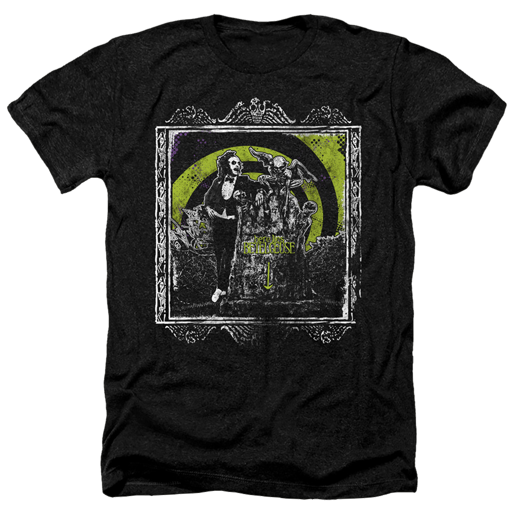 Beetlejuice Here Lies - Men's Heather T-Shirt