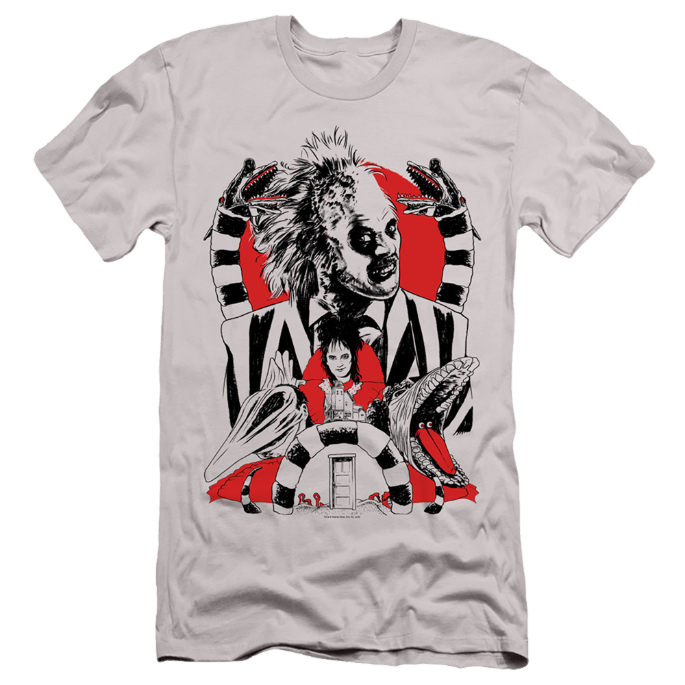 Beetlejuice Beetlejuice Collage - Men's Slim Fit T-Shirt