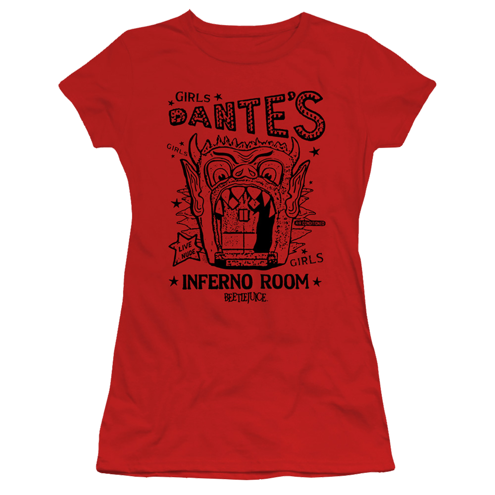 Beetlejuice Dantes Inferno Room - Juniors T-Shirt