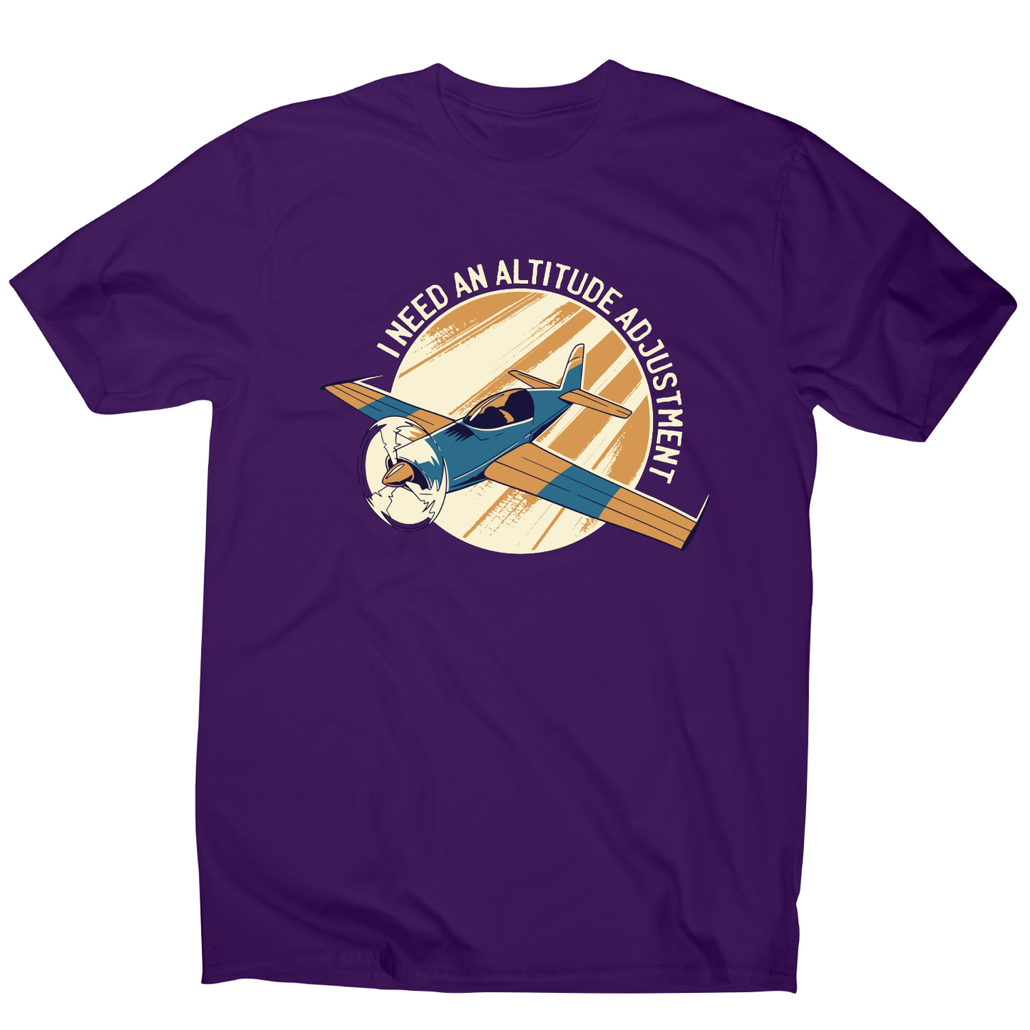 Airplane flying quote funny t-shirt men's