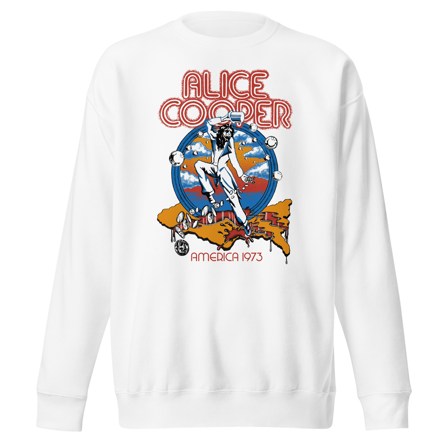 Alice Cooper - 1973 Tour Sweatshirt Style001