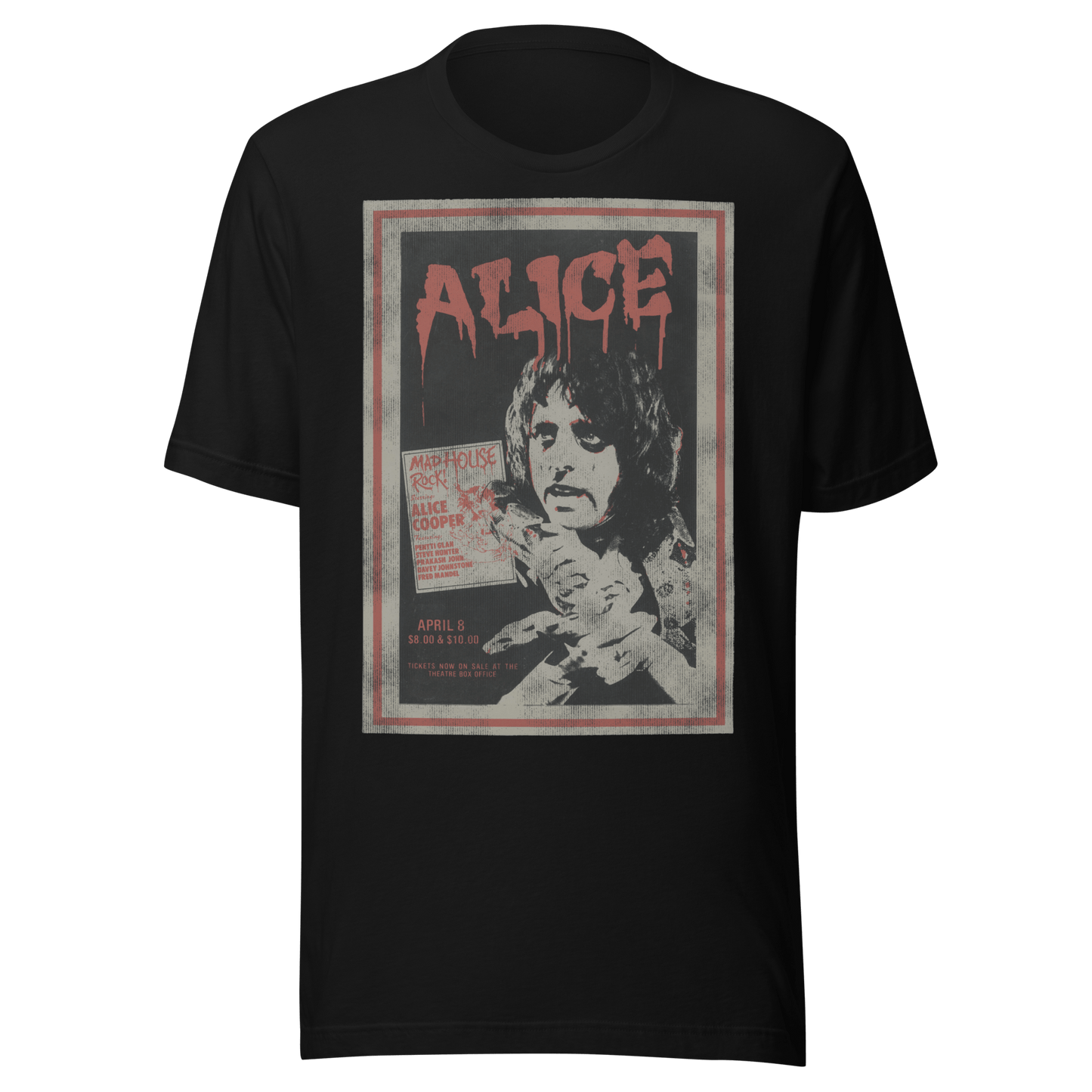 Alice Cooper Madhouse Vintage T-Shirt Style001