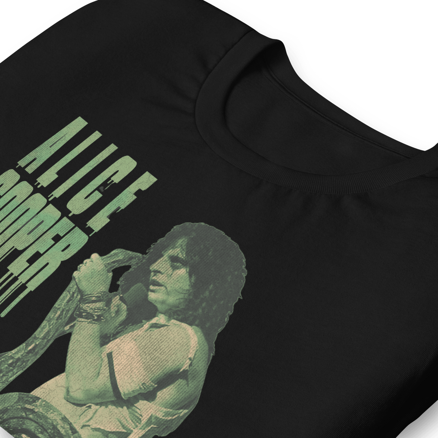 Alice Cooper - Vintage 1986 Snake Drip Jumbo Print T-Shirt Style001